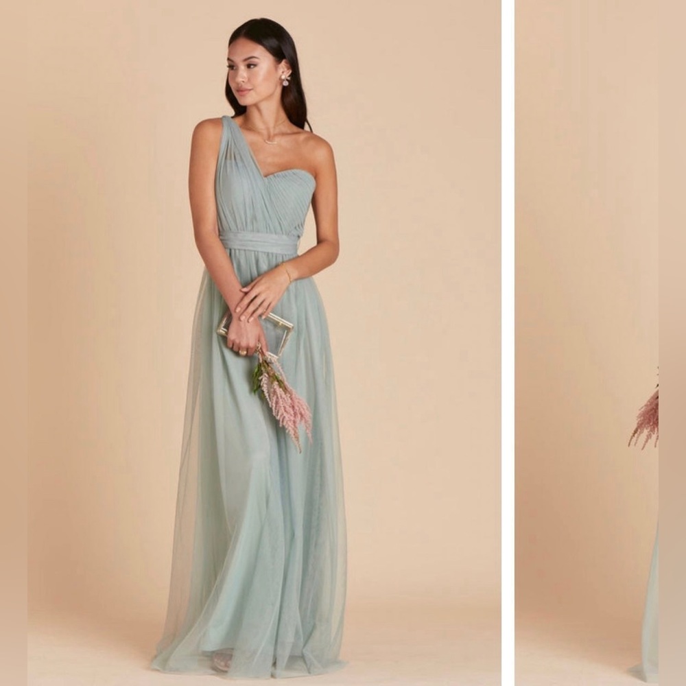 BIRDY GREY Sage Green Convertible Bridesmaid Dress XS